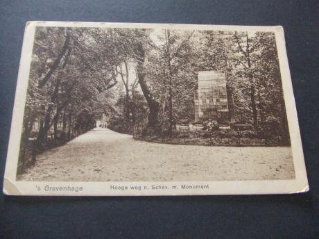 's-Gravenhage , Hooge weg naar Scheveningen met Monument